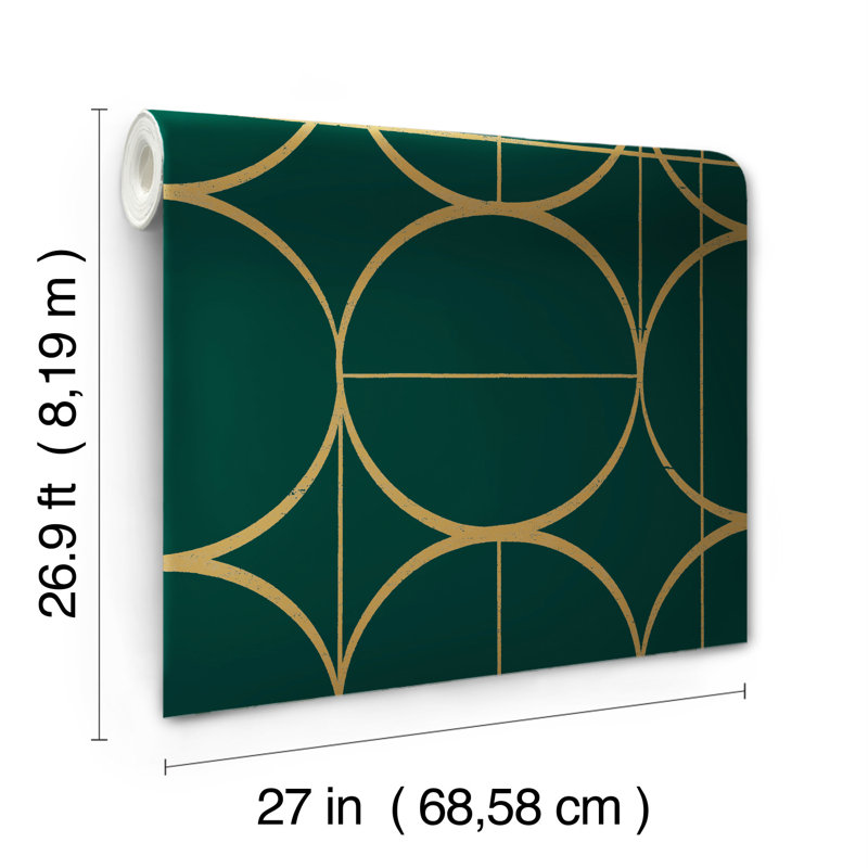 York Wallcoverings Geometric Wallpaper Wayfair